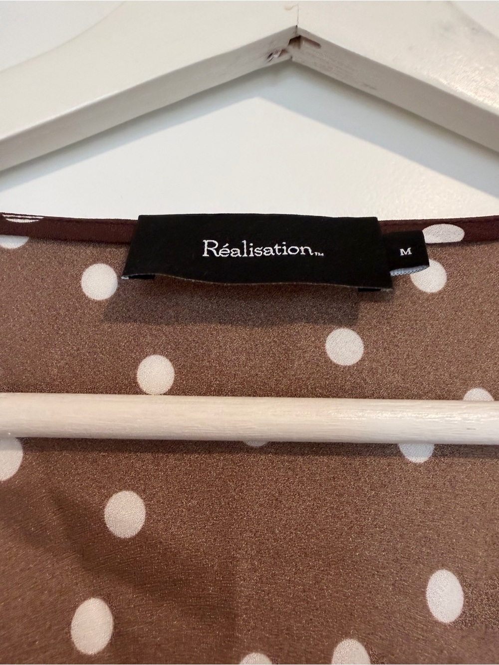 Réalisation Par Ellery Brown Polka Dot Midi Slip Dress - Picture 5 of 5